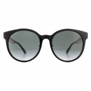 Круглые черные серые солнцезащитные очки с градиентом , черный Gucci