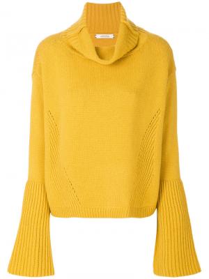 Классический свитер-водолазка Dorothee Schumacher. Цвет: жёлтый и оранжевый