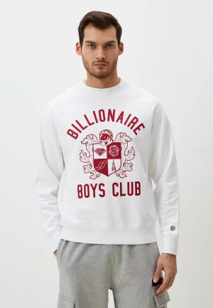 Свитшот Billionaire Boys Club CREST. Цвет: белый