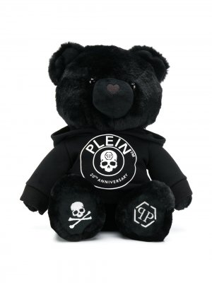 Мягкая игрушка 20th anniversary в форме медведя Philipp Plein Junior. Цвет: черный