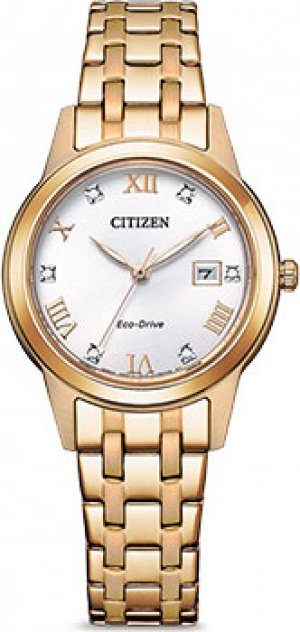 Японские наручные женские часы FE1243-83A. Коллекция Eco-Drive Citizen