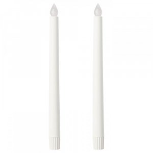 DELL VTR D Светодиодная свеча белая для интерьера 28 см IKEA