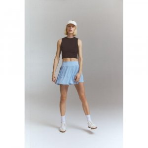 Теннисная юбка со складками HM DryMove, голубая H&M