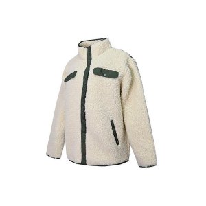 Casual Sherpa Fleece Sports Jacket Women Outerwear Cream VN0A5LJ3BWQ Vans