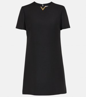 Мини-платье из крепа couture , черный Valentino