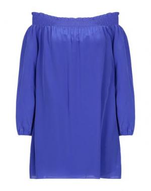 Блузка NICOLE MILLER ARTELIER. Цвет: ярко-синий