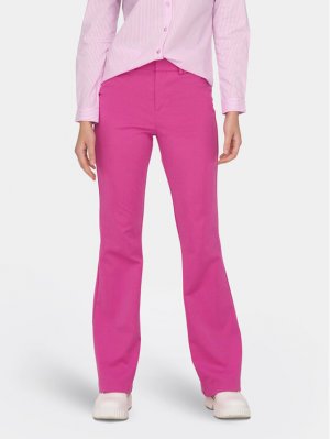 Расклешенные брюки из ткани Only, розовый ONLY