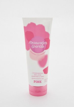 Молочко для тела Victorias Secret Victoria's увлажняющее Rosewater Pink Cranberry Sparkle серии PINK, 236 мл. Цвет: прозрачный