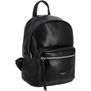 Рюкзак , внутренний карман, регулируемый ремень, черный DAVID JONES. Цвет: черный