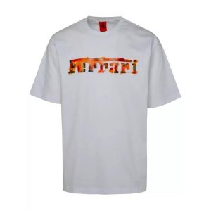 Футболка cotton t-shirt , белый Ferrari