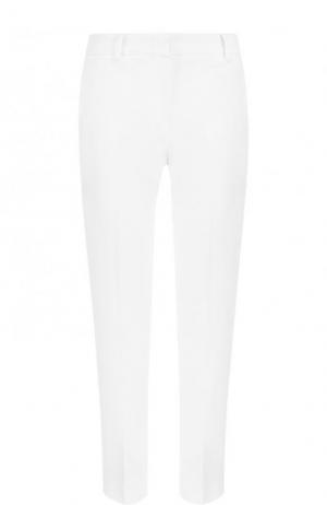 Однотонные укороченные брюки с карманами Emilio Pucci. Цвет: белый