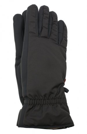 Утепленные перчатки Loro Piana. Цвет: серый