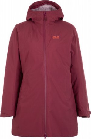 Куртка утепленная женская Jack Wolfskin Astana, размер 44. Цвет: красный
