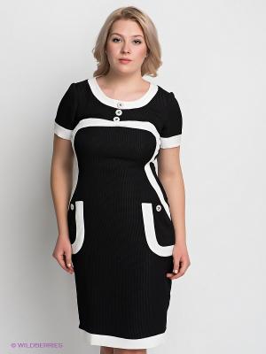 Платье VERDA. Цвет: черный, белый