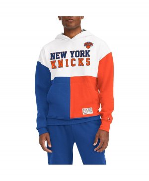 Мужской белый пуловер с капюшоном Royal New York Knicks Andrew Split Tommy Jeans