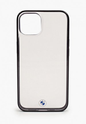Чехол для iPhone BMW 13, Signature PC/TPU Hard Transp/Black edges. Цвет: прозрачный