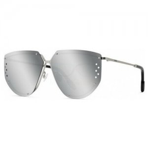 Солнцезащитные очки , серебряный, серый KENZO