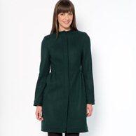 Пальто, 70% шерсти LAURA CLEMENT. Цвет: зеленый
