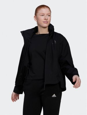 Дождевик свободного кроя , черный Adidas