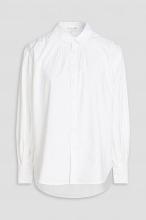 Рубашка Kit из хлопкового поплина с защипами ALEX MILL, белый Mill