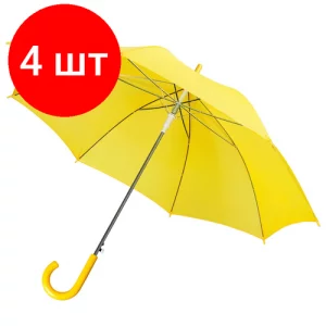 Зонт-трость, желтый Проект 111. Цвет: желтый/желтый