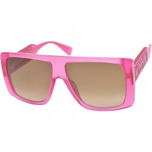 Солнцезащитные очки , розовый MOSCHINO. Цвет: розовый