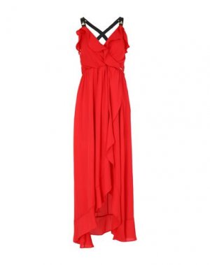 Длинное платье HELLEN BARRETT. Цвет: красный