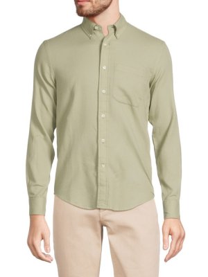 Рубашка с воротником на пуговицах , зеленый Club Monaco