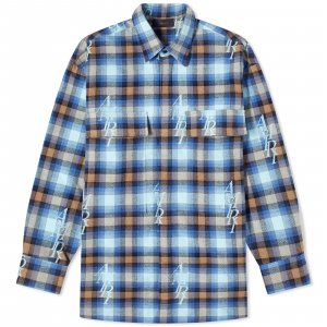 Рубашка Double Pocket Workwear, цвет Legion Blue Amiri