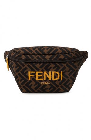 Поясная сумка Fendi. Цвет: коричневый