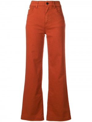 Расклешенные брюки Alexa Chung. Цвет: оранжевый