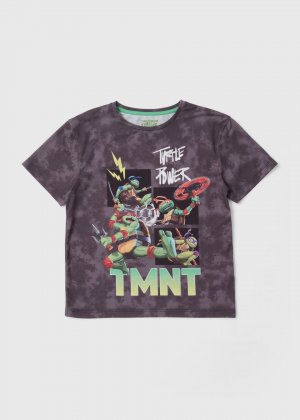 Черная футболка с черепахами-ниндзя для мальчиков (4–12 лет) Ninja Turtles
