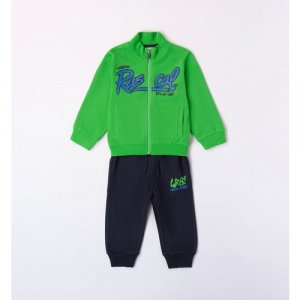 Комплект одежды , размер 30M, синий, зеленый Ido. Цвет: синий/зелeный/зеленый