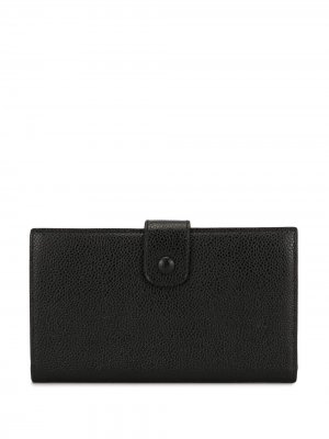 Длинный бумажник с логотипом CC Chanel Pre-Owned. Цвет: черный