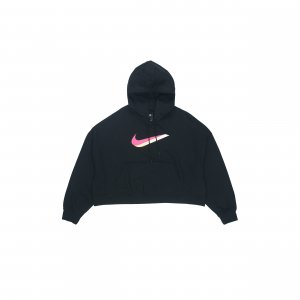 Sportswear Knit Hoodie Women Tops Black CU5109-010 Nike