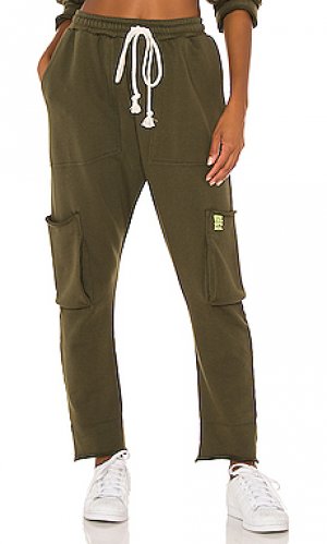 Спортивные брюки goldie One Teaspoon. Цвет: зеленый