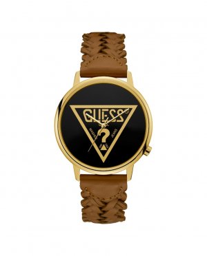 Часы-унисекс Originals V1001M3 из кожи с коричневым ремешком , коричневый Guess