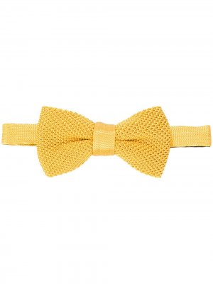 Трикотажный галстук-бабочка Eredi Chiarini. Цвет: желтый