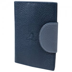 Обложка для паспорта , синий MUMI. Цвет: синий