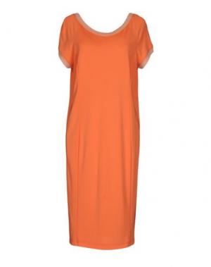 Платье до колена DOMINA. Цвет: оранжевый