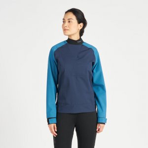 Куртка для парусного спорта/каякинга 500 Женская синяя ветровка TRIBORD, цвет azul Tribord