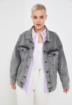 Куртка джинсовая Whitney. Цвет: серый