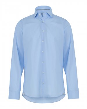 Классическая рубашка MICHAEL KORS. Цвет: голубой