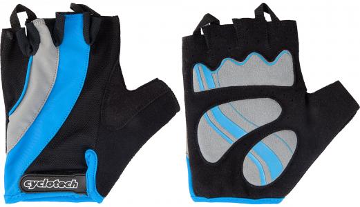 Велосипедные перчатки Razor Cyclotech. Цвет: голубой