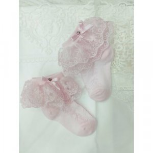 Носки размер 1-3 года, розовый Мой Ангелок. Цвет: розовый