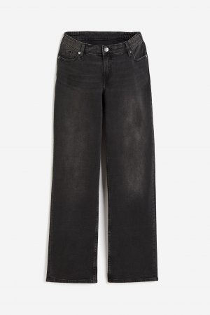 MAMA Широкие низкие джинсы до и после H&M