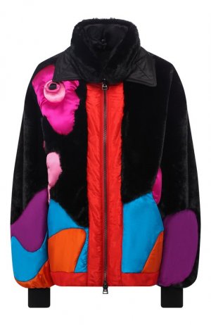 Утепленная куртка с воротником-стойкой Tom Ford. Цвет: разноцветный