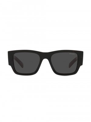 Солнцезащитные очки с подушкой из ПВХ 54 мм , серый Prada
