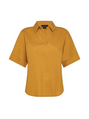 Однотонная блузка-кимоно Collection, желто-коричневый Koan