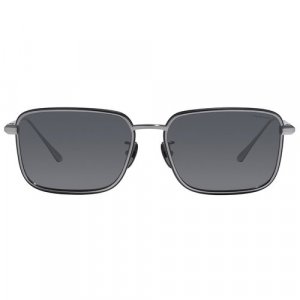 Солнцезащитные очки F84M K56P, серый, черный Chopard. Цвет: черный/серебристый/серый
